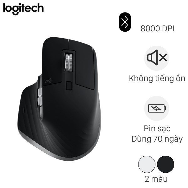 Chuột sạc Bluetooth Logitech MX Master 3S For Mac