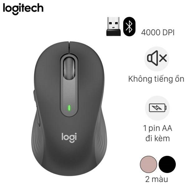 Chuột Không dây Bluetooth Silent Logitech Signature M650